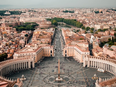 Rome aerial view